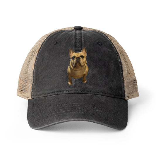 Women's Washed Mesh-Back Cap "YOGI"