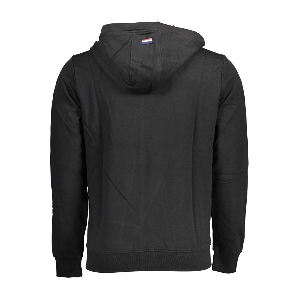 Black Cotton Men's Sweatshirt