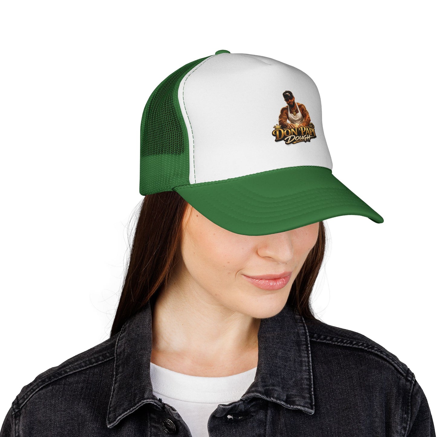 Don Papi Dough logo Trucker Cap | Urban Streetwear, Mesh Back Hat