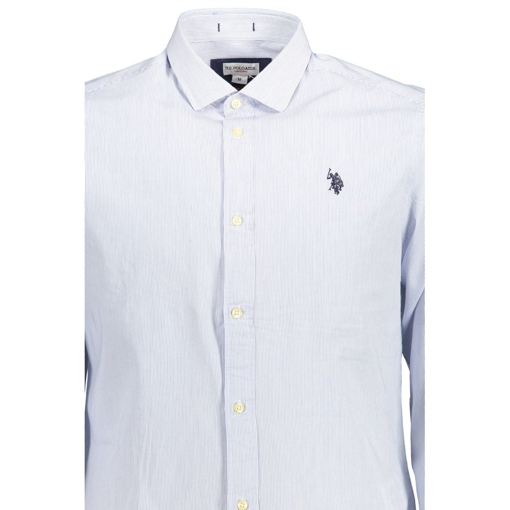 Azzurro Cotton Men's Shirt
