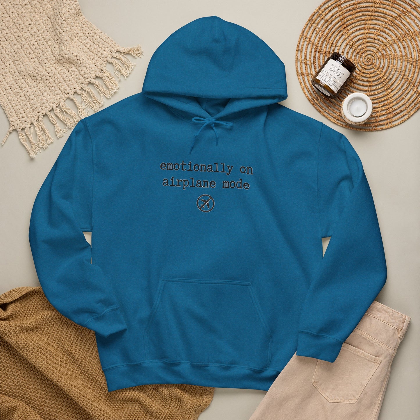 Emotionally on Airplane Mode Hoodie