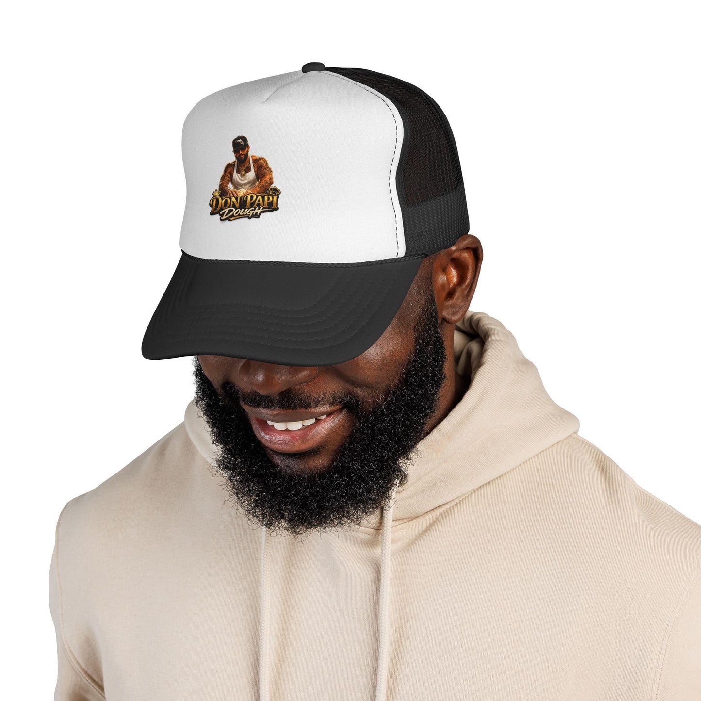 Don Papi Dough logo Trucker Cap | Urban Streetwear, Mesh Back Hat