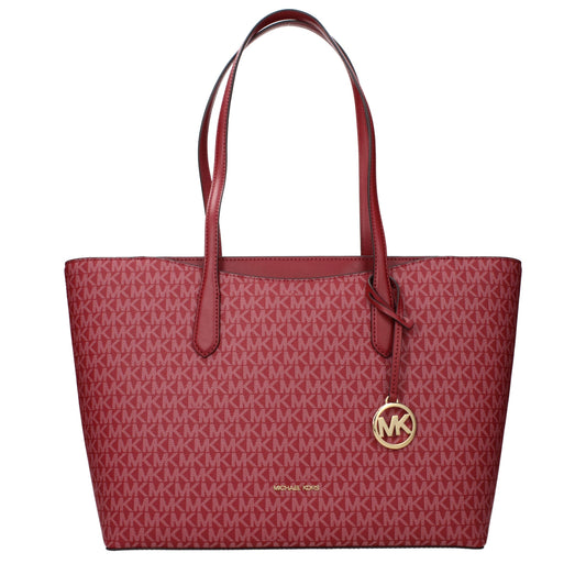 Red Fabric Shoulder Bag