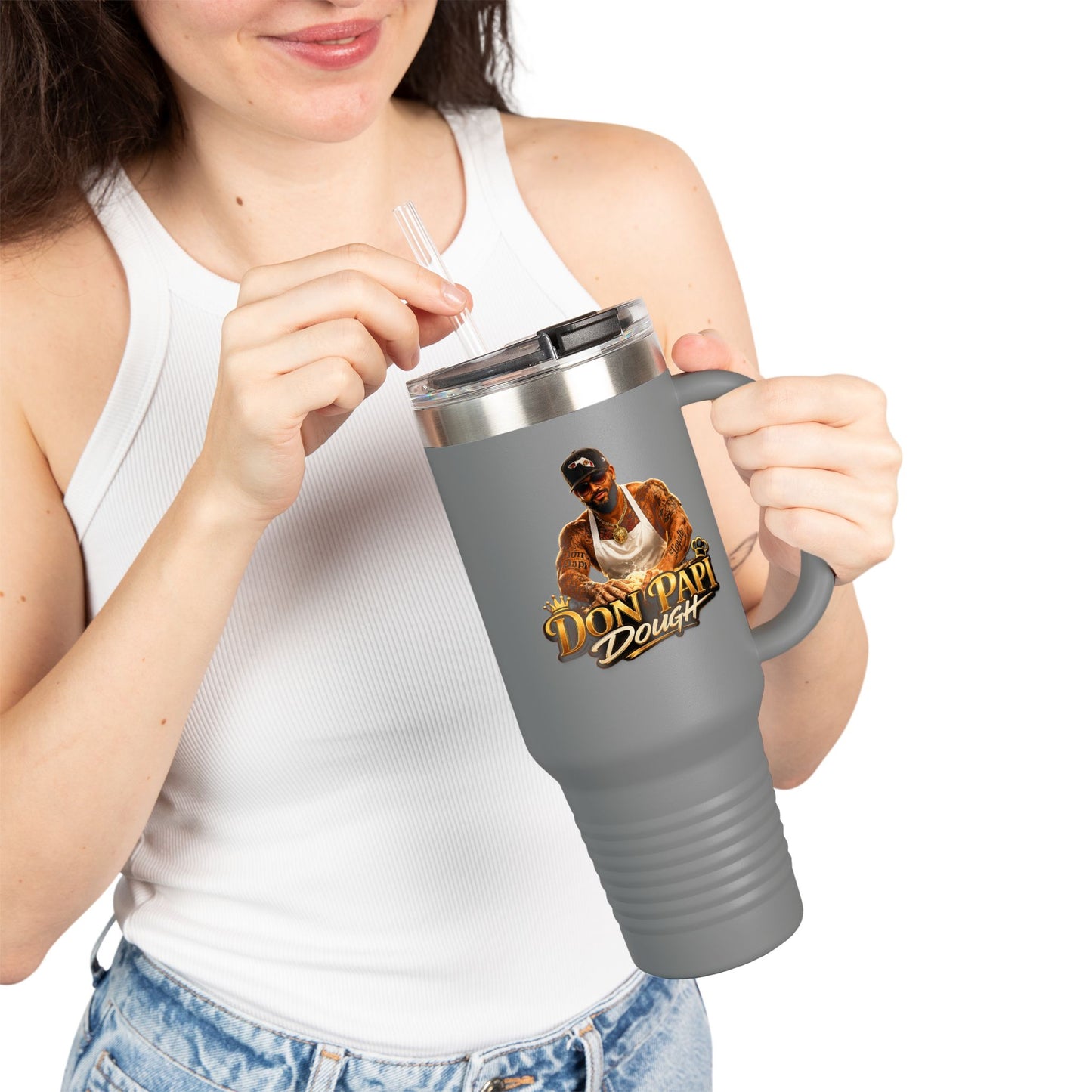 Don Papi Dough Logo Travel Mug | 40oz Insulated Tumbler